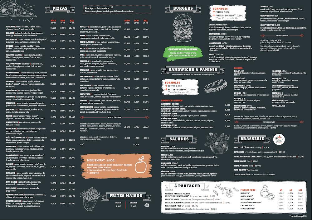 À la Bon'heur | Restaurant à Mézidon - Menu Image 3